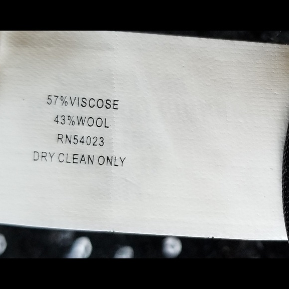 Wool BRAND NEW Banana Republic Monogram Sequin Jacket New years - Picture 8 of 11